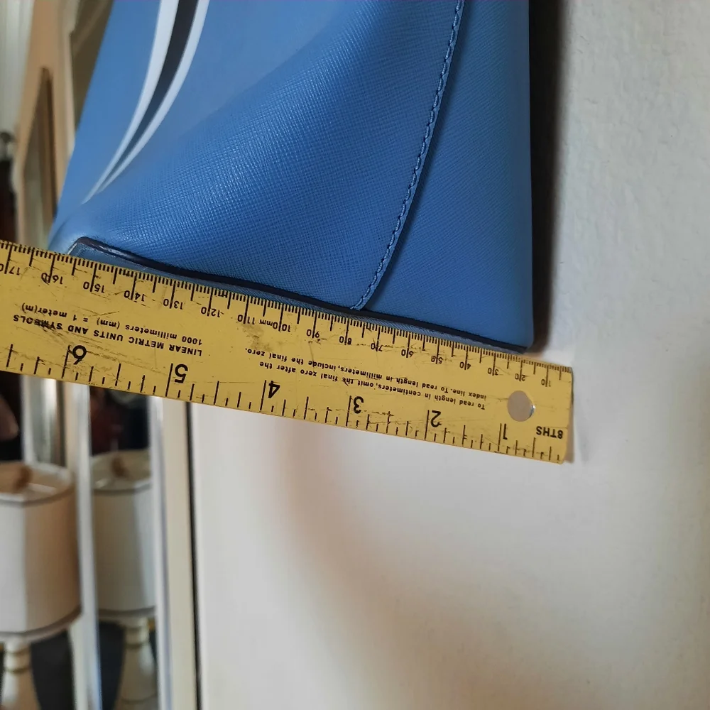 Michael Kors Blue and White Tote Bag